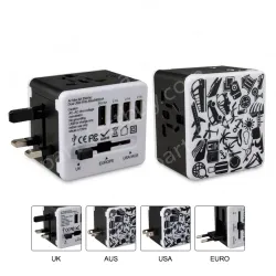 Gifts Hot sales travel adapter KRUSB-WLG3333B