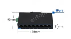 8-port 100M Ethernet Switch