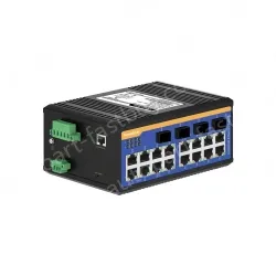 [Gigabit 4 optical 16 electrical] ring network managed industrial switch