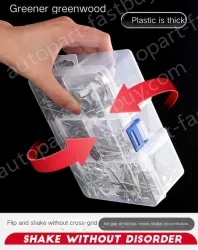 Single thickened material 8 grids double-layered