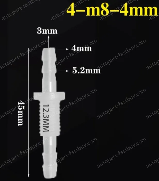 4-M8-4-Feed-through plastic connectors