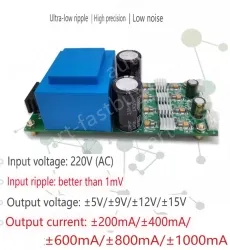 ACDC linear power supply 220V to positive and negative voltage &plusmn;5V &plusmn;400MA Engineering Edition