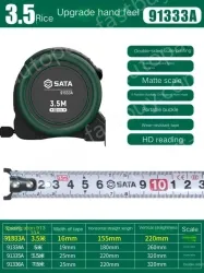 Upgraded feel - 3.5m-ruler width 16mm-91333A