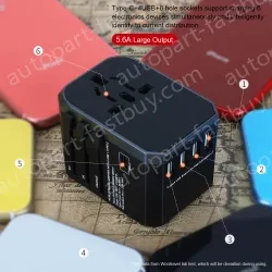 Type C travel adapter usb