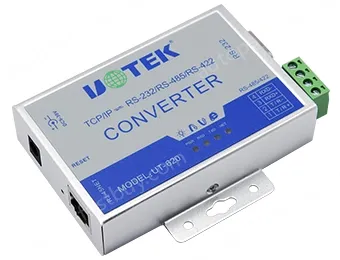 UOTEK 10/100M TCP/IP to RS-232/485/422 serial device server