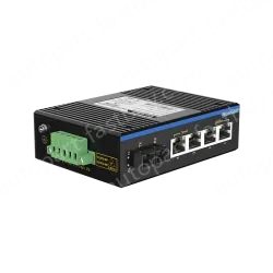1 Port 100M F(x) + 4 Ports 10/100M T(x) Din-Rail Unmanaged Industrial Ethernet Switch