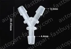 4.5mmNew Y-shaped tee