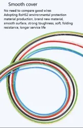 Teflon Wire Cable 18AWG Black 19 cores