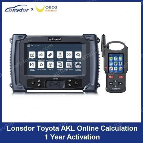 Lonsdor Toyota AKL Online Calculation 1 Year Activation for K518ISE K518S & KH100+ Support Latest Toyota & Lexus All Key Lost and Add Key