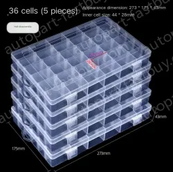 5 pieces of thickened material 36 grids