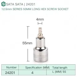 Dafei 4mm with a total length of 55mm-24201