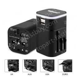 2USB travel adapter KRUSB-WLG3326B