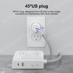 New Design 20W PD US Power Strip