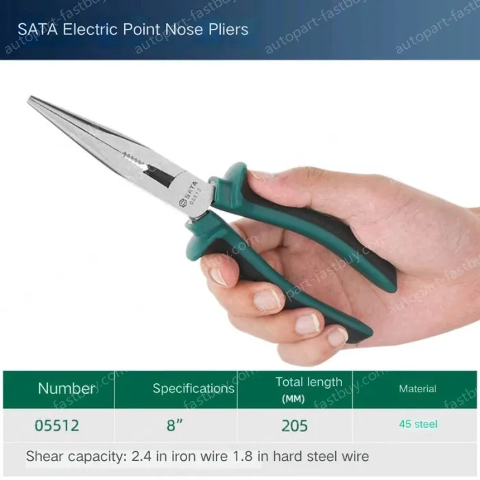 8 inch needle-nose pliers 05512