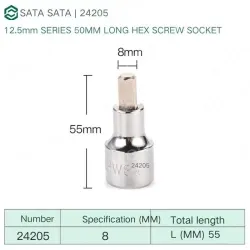 Dafei 8mm with a total length of 55mm-24205