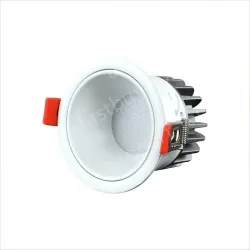Downlight model: 7W white cup with an opening of 75mm 6000K Preh chip 98 graphics index + Zeford driver